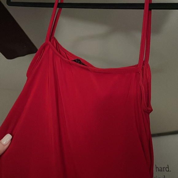 Red Ruched maxi dress - Picture 6 of 6